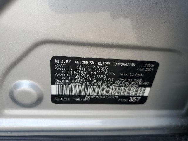 Photo 11 VIN: JA4APUAU1MU022378 - MITSUBISHI OUTLANDER 