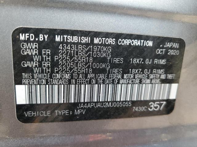 Photo 12 VIN: JA4APUAU2MU005055 - MITSUBISHI OUTLANDER 