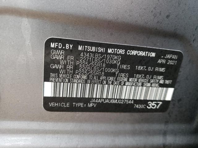 Photo 9 VIN: JA4APUAU6MU027544 - MITSUBISHI OUTLANDER 