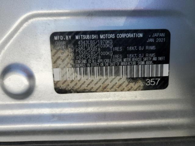 Photo 12 VIN: JA4APVAU7MU018390 - MITSUBISHI OUTLANDER 