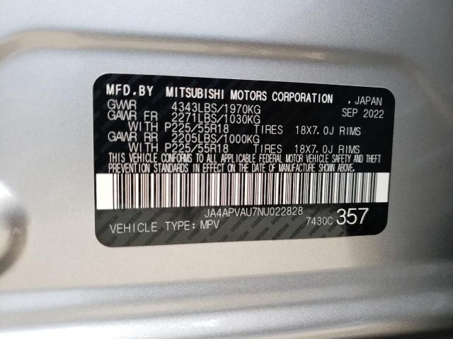 Photo 13 VIN: JA4APVAU7NU022828 - MITSUBISHI OUTLANDER 