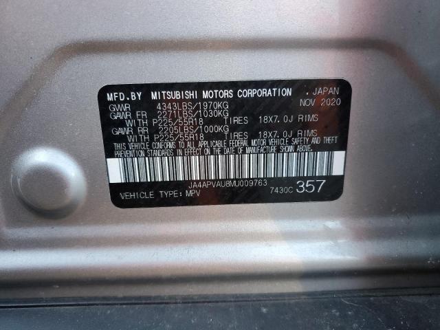 Photo 11 VIN: JA4APVAU8MU009763 - MITSUBISHI OUTLANDER 