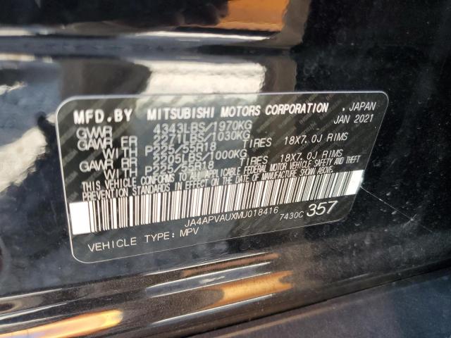 Photo 12 VIN: JA4APVAUXMU018416 - MITSUBISHI OUTLANDER 