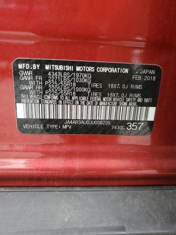 Photo 13 VIN: JA4AR3AU0JU006205 - MITSUBISHI OUTLANDER 