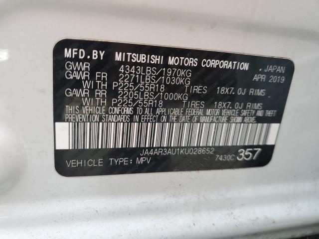 Photo 12 VIN: JA4AR3AU1KU028652 - MITSUBISHI OUTLANDER 