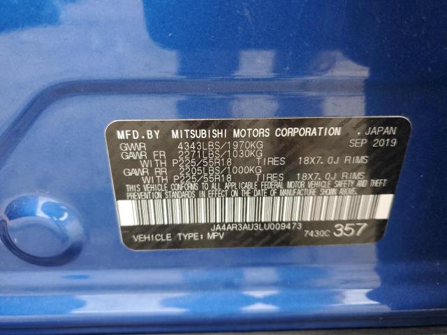 Photo 12 VIN: JA4AR3AU3LU009473 - MITSUBISHI OUTLANDER 