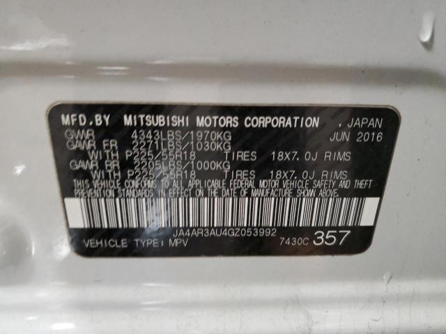 Photo 12 VIN: JA4AR3AU4GZ053992 - MITSUBISHI OUTLANDER 