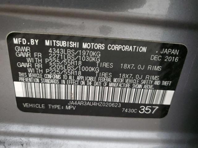 Photo 13 VIN: JA4AR3AU4HZ020623 - MITSUBISHI OUTLANDER 