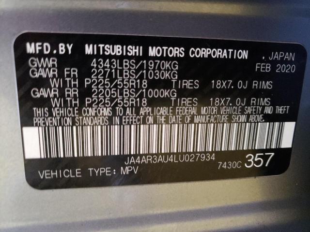 Photo 13 VIN: JA4AR3AU4LU027934 - MITSUBISHI OUTLANDER 