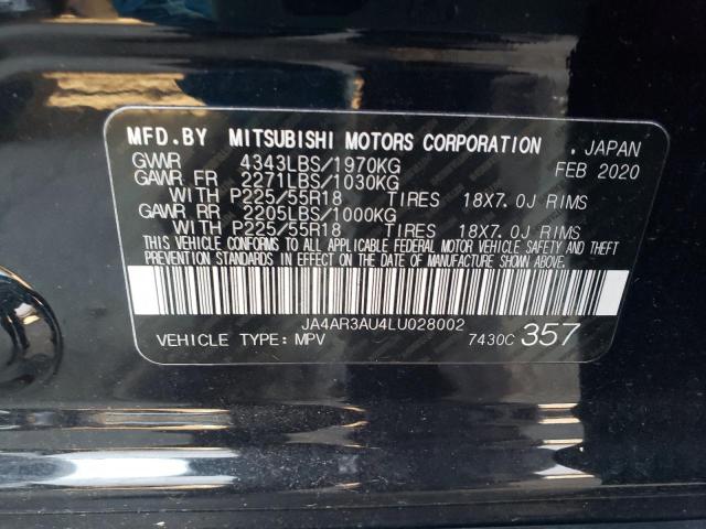 Photo 12 VIN: JA4AR3AU4LU028002 - MITSUBISHI OUTLANDER 