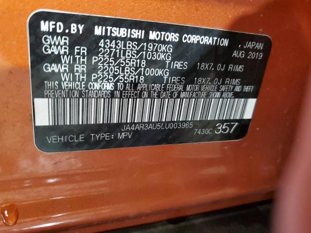 Photo 13 VIN: JA4AR3AU5LU003965 - MITSUBISHI OUTLANDER 