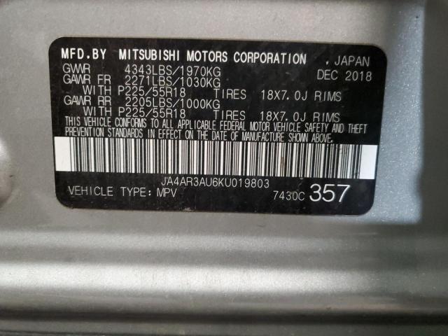 Photo 12 VIN: JA4AR3AU6KU019803 - MITSUBISHI OUTLANDER 