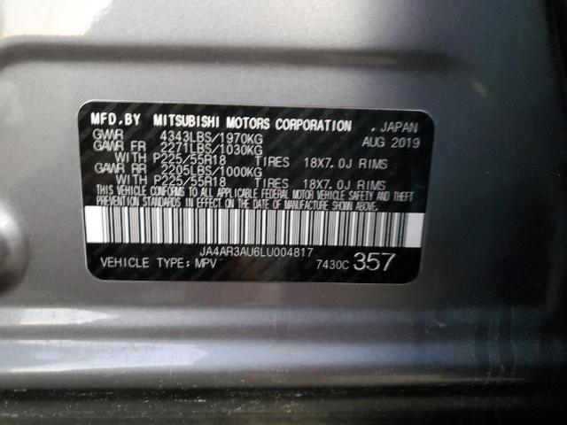 Photo 12 VIN: JA4AR3AU6LU004817 - MITSUBISHI OUTLANDER 