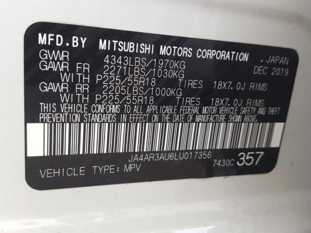 Photo 9 VIN: JA4AR3AU6LU017356 - MITSUBISHI OUTLANDER 