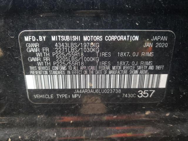 Photo 9 VIN: JA4AR3AU6LU023738 - MITSUBISHI OUTLANDER 