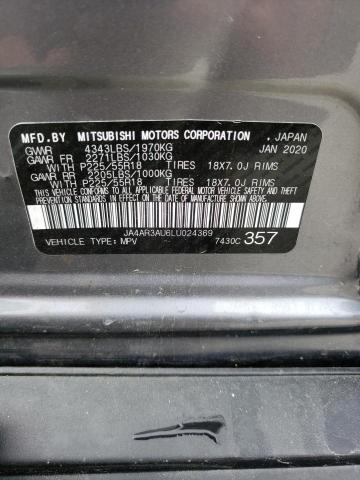 Photo 12 VIN: JA4AR3AU6LU024369 - MITSUBISHI OUTLANDER 