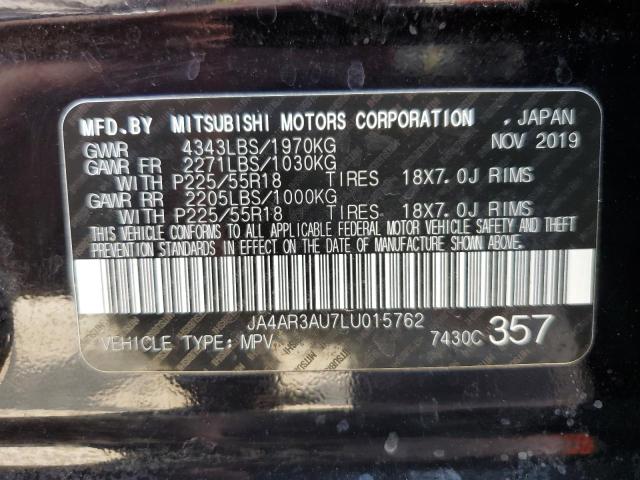 Photo 13 VIN: JA4AR3AU7LU015762 - MITSUBISHI OUTLANDER 