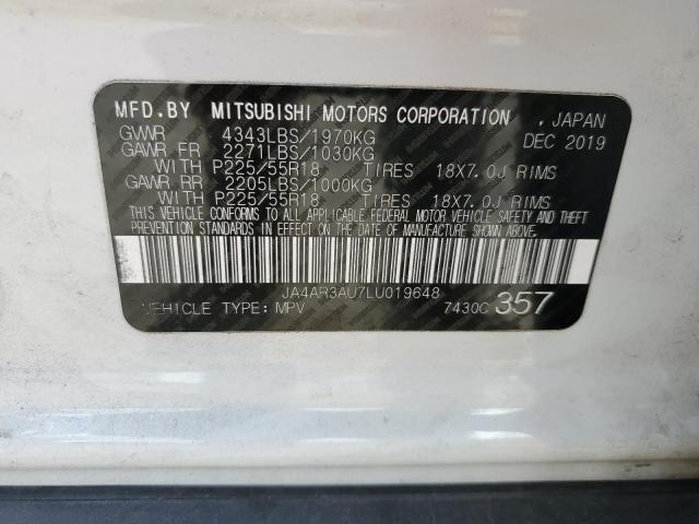 Photo 12 VIN: JA4AR3AU7LU019648 - MITSUBISHI OUTLANDER 