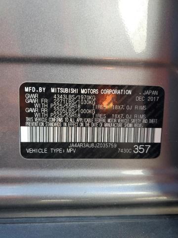 Photo 12 VIN: JA4AR3AU8JZ035759 - MITSUBISHI OUTLANDER 