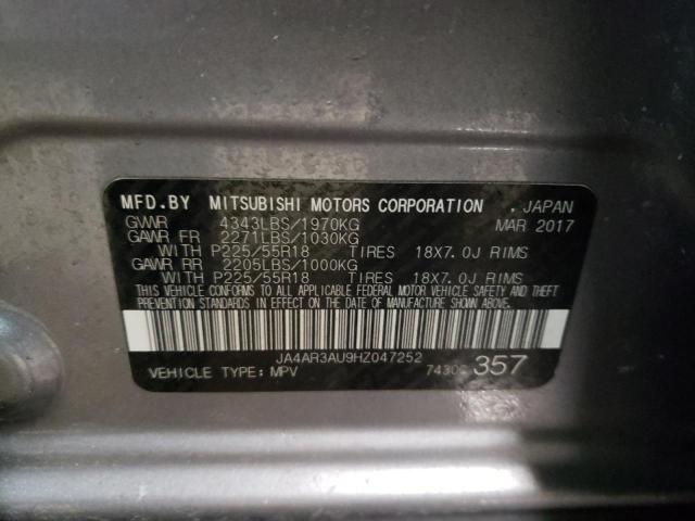 Photo 12 VIN: JA4AR3AU9HZ047252 - MITSUBISHI OUTLANDER 