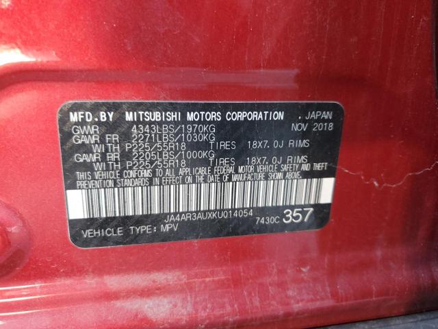 Photo 13 VIN: JA4AR3AUXKU014054 - MITSUBISHI OUTLANDER 