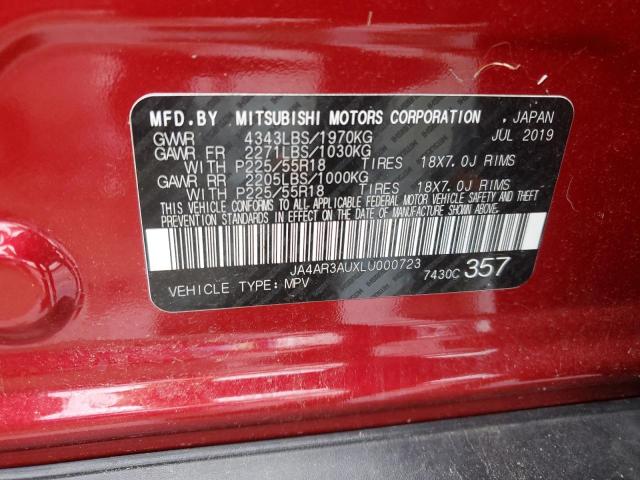 Photo 12 VIN: JA4AR3AUXLU000723 - MITSUBISHI OUTLANDER 