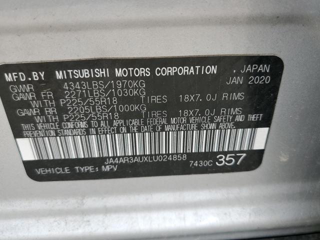 Photo 11 VIN: JA4AR3AUXLU024858 - MITSUBISHI OUTLANDER 