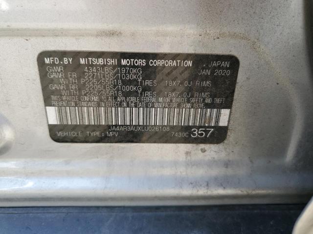 Photo 12 VIN: JA4AR3AUXLU026108 - MITSUBISHI OUTLANDER 