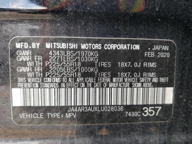 Photo 9 VIN: JA4AR3AUXLU028036 - MITSUBISHI OUTLANDER 