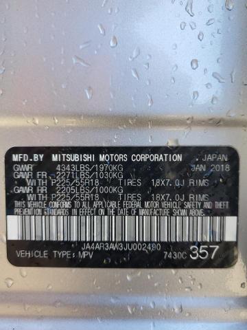 Photo 12 VIN: JA4AR3AW3JU002490 - MITSUBISHI OUTLANDER 