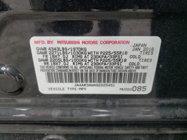 Photo 9 VIN: JA4AR3AW4GZ025451 - MITSUBISHI OUTLANDER 