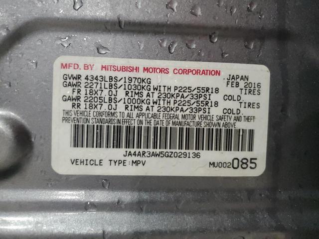 Photo 13 VIN: JA4AR3AW5GZ029136 - MITSUBISHI OUTLANDER 