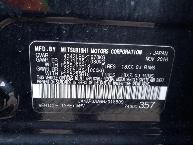 Photo 9 VIN: JA4AR3AW6HZ018809 - MITSUBISHI OUTLANDER 