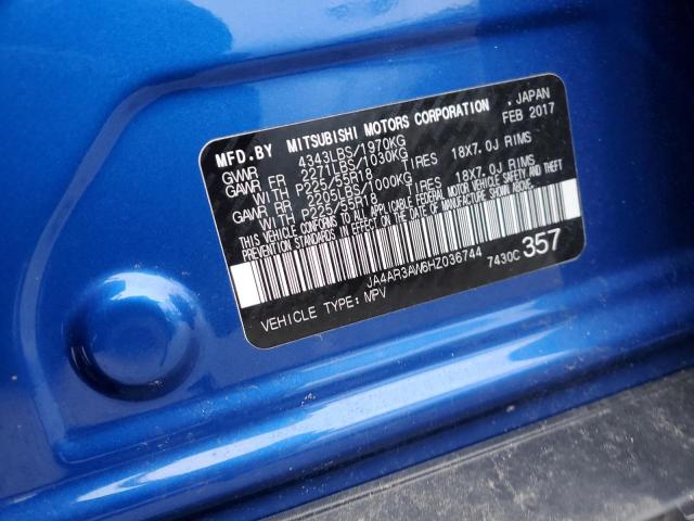 Photo 11 VIN: JA4AR3AW6HZ036744 - MITSUBISHI OUTLANDER 