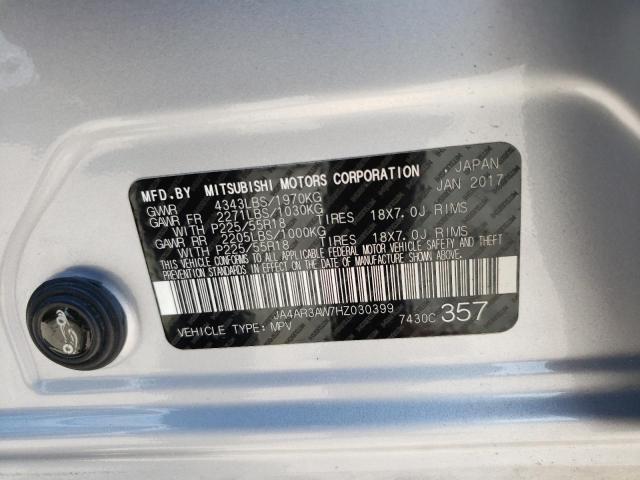 Photo 13 VIN: JA4AR3AW7HZ030399 - MITSUBISHI OUTLANDER 