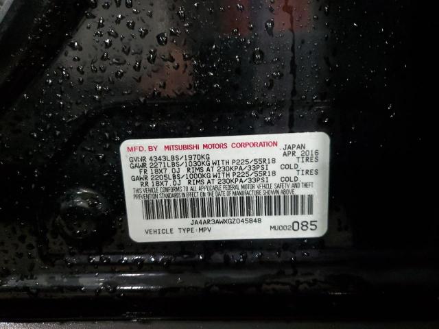 Photo 12 VIN: JA4AR3AWXGZ045848 - MITSUBISHI OUTLANDER 