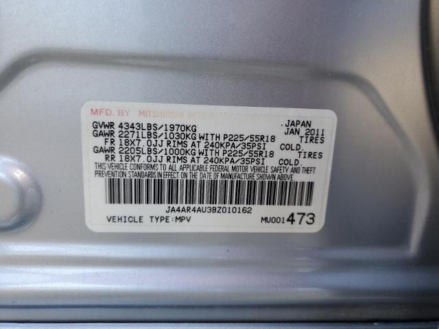 Photo 12 VIN: JA4AR4AU3BZ010162 - MITSUBISHI OUTLANDER 