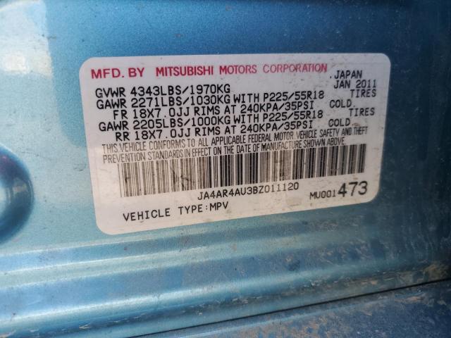 Photo 12 VIN: JA4AR4AU3BZ011120 - MITSUBISHI OUTLANDER 