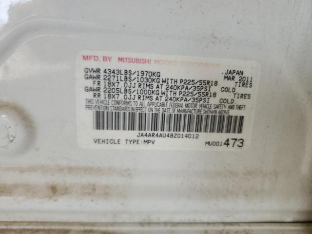 Photo 12 VIN: JA4AR4AU4BZ014012 - MITSUBISHI OUTLANDER 