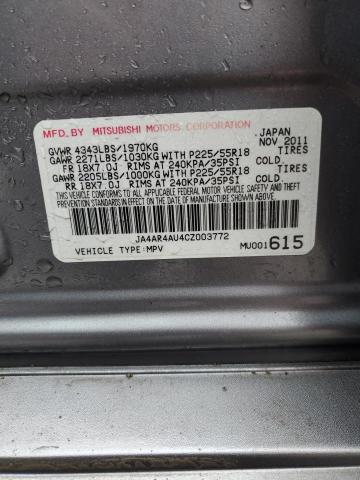 Photo 13 VIN: JA4AR4AU4CZ003772 - MITSUBISHI OUTLANDER 