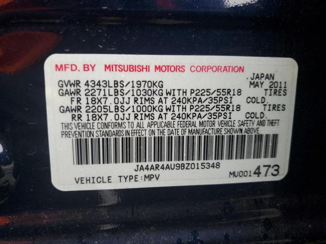 Photo 11 VIN: JA4AR4AU9BZ015348 - MITSUBISHI OUTLANDER 