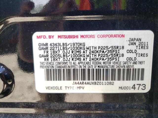 Photo 9 VIN: JA4AR4AUXBZ011082 - MITSUBISHI OUTLANDER 