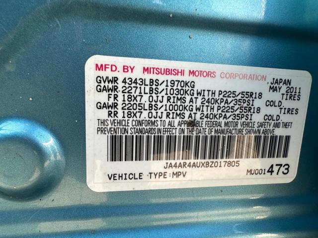 Photo 9 VIN: JA4AR4AUXBZ017805 - MITSUBISHI OUTLANDER 