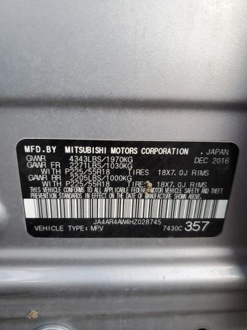 Photo 12 VIN: JA4AR4AW4HZ028745 - MITSUBISHI OUTLANDER 