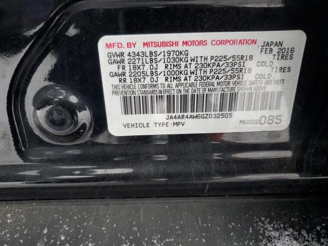 Photo 12 VIN: JA4AR4AW6GZ032505 - MITSUBISHI OUTLANDER 