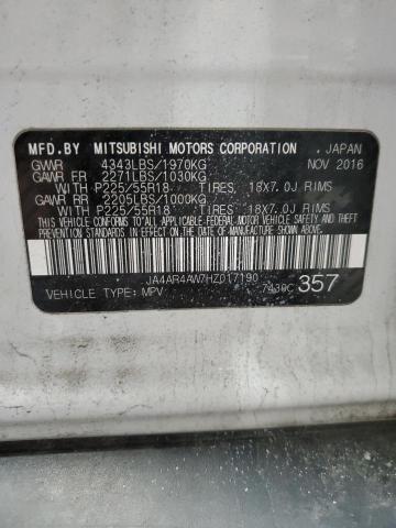 Photo 12 VIN: JA4AR4AW7HZ017190 - MITSUBISHI OUTLANDER 