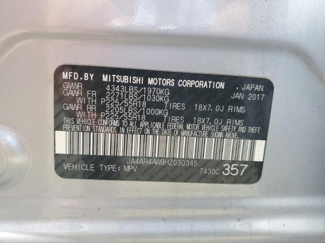 Photo 13 VIN: JA4AR4AW9HZ030345 - MITSUBISHI OUTLANDER 