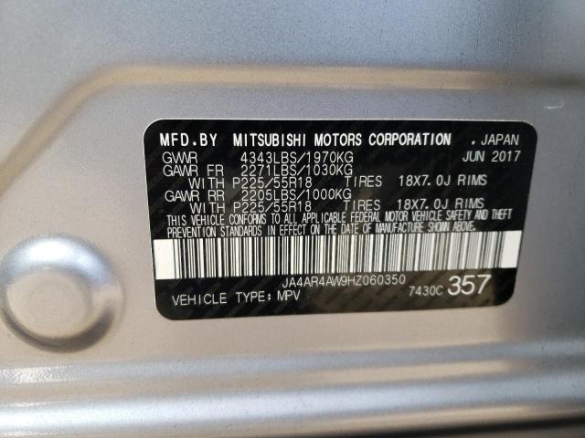 Photo 13 VIN: JA4AR4AW9HZ060350 - MITSUBISHI OUTLANDER 