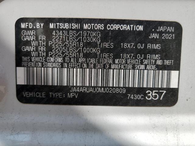 Photo 11 VIN: JA4ARUAU0MU020809 - MITSUBISHI OUTLANDER 