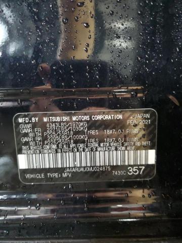 Photo 12 VIN: JA4ARUAU0MU024875 - MITSUBISHI OUTLANDER 